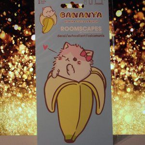 Bananya And The Curious Bunch | Large Sticker